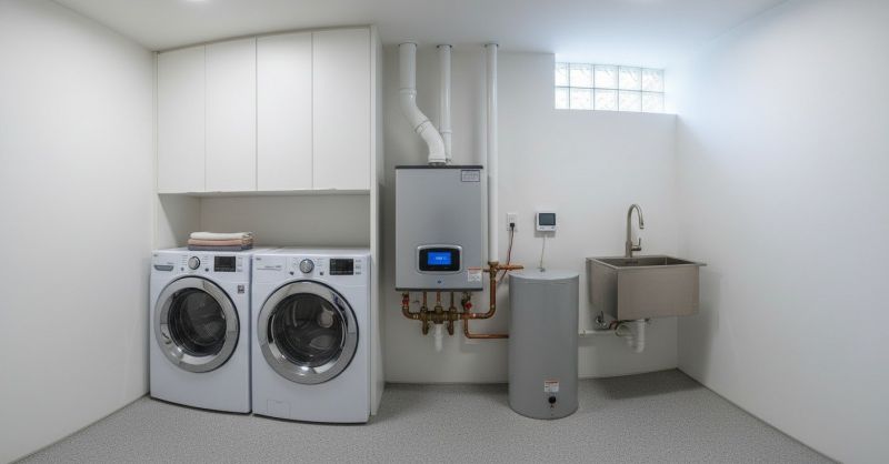 Laundry Drain Installation detail